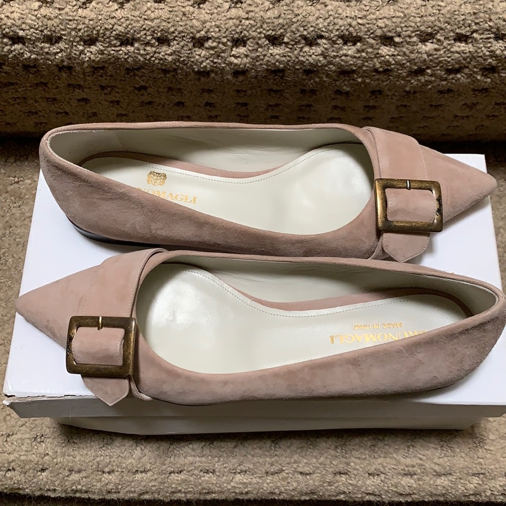 Bruno Magli suede flats
